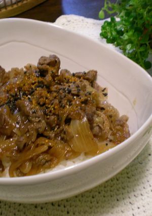 夏でも！食べたくなるガッツリ牛丼☆-レシピのメイン写真