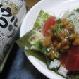 暑い夏に。マグロ納豆手巻き寿司