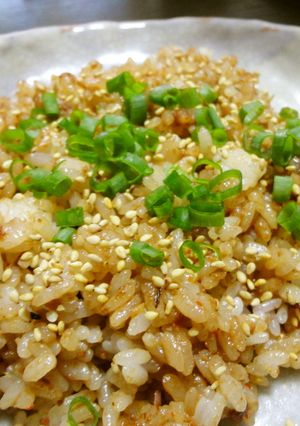 香ばしい！イカのワタ味噌炒飯-レシピのメイン写真