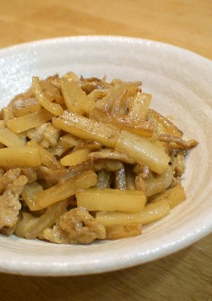 簡単！大根と豚肉の味噌炒め-レシピのメイン写真