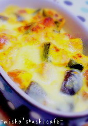 ★かぼちゃと茄子の濃厚チーズグラタン★-レシピのメイン写真
