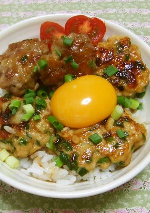 お手軽つくね丼-レシピのメイン写真