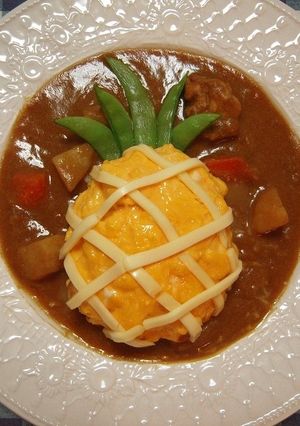 ふわとろ卵とチーズのパイナップルカレー☆-レシピのメイン写真