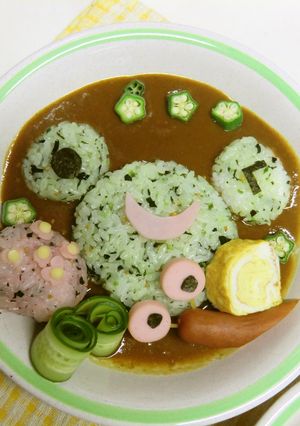 雨の日のデコカレー-レシピのメイン写真