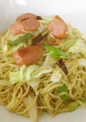 オッサンの焼きそば　ペペロンチーノ風-レシピのメイン写真