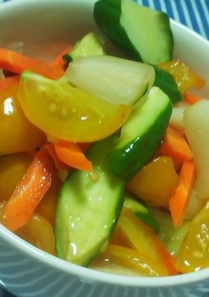 簡単♪1:1★余った野菜でサワー漬★-レシピのメイン写真