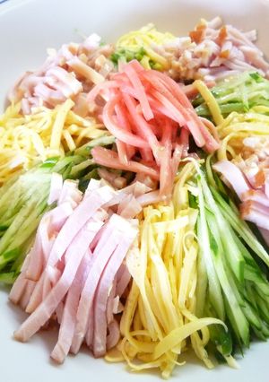 我が家の冷やし中華（＊＾▽＾＊）-レシピのメイン写真