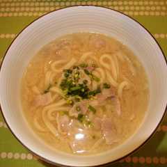 胡麻風味うどん（温）-レシピのメイン写真