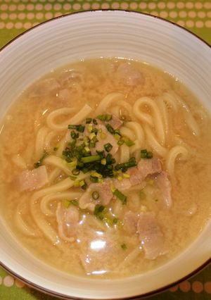 胡麻風味うどん（温）-レシピのメイン写真