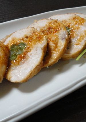 フライパンで☆簡単鶏チャーシュー☆-レシピのメイン写真