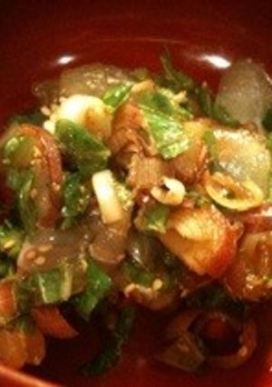 ヒラメのワサビ和え-レシピのメイン写真