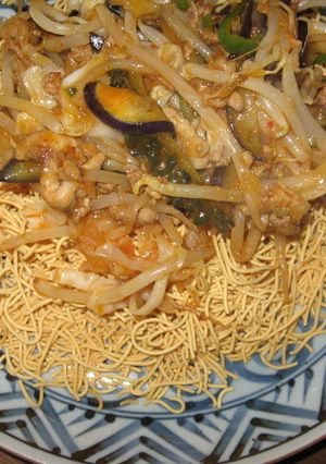 麻婆カタ焼きそば-レシピのメイン写真