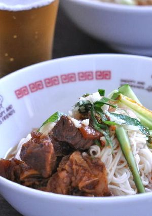 牛筋煮込みそうめん-レシピのメイン写真