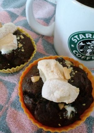 ﾁｮｺ・ﾅｯﾂ入りのﾏｼｭﾏﾛﾏﾌｨﾝ♪-レシピのメイン写真