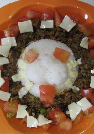 ドライカレーで簡単タコライス♪-レシピのメイン写真