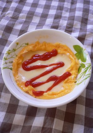 レンジｄe超簡単☆1分でチーズ卵焼き♪-レシピのメイン写真