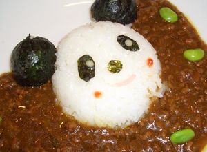 うちにあるもので、デコカレー☆パンダ-レシピのメイン写真