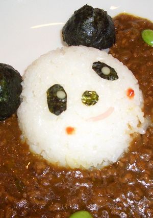 うちにあるもので、デコカレー☆パンダ-レシピのメイン写真
