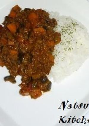 カレー粉で✿ナスとトマトのドライカレー✿-レシピのメイン写真
