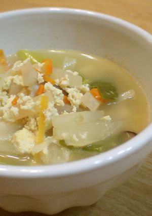 野菜シャキシャキ！けんちん汁☆-レシピのメイン写真