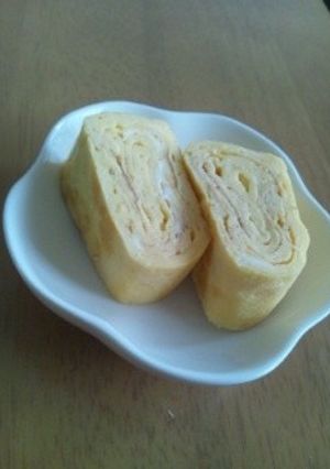 簡単ふわふわの厚焼き玉子♪-レシピのメイン写真