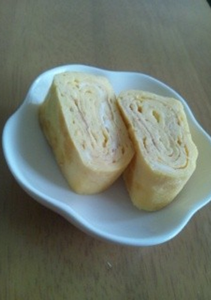 簡単ふわふわの厚焼き玉子♪-レシピのメイン写真