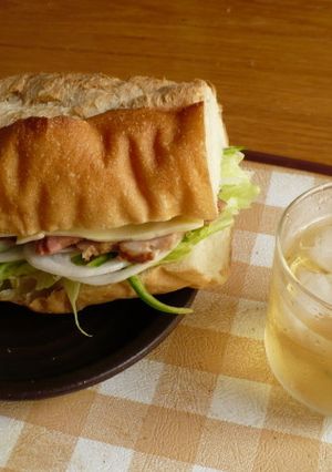 ボリューム焼豚サンド-レシピのメイン写真