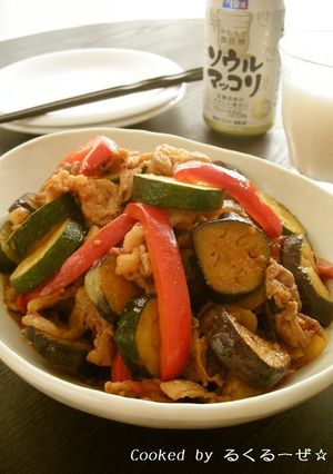 豚肉と野菜のピリ辛エスニック炒め-レシピのメイン写真