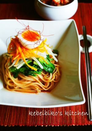 野菜ナムルと韓国万能調味料でビビン麺-レシピのメイン写真