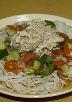 柚子胡椒味☆ツナトマぶっかけそうめん-レシピのメイン写真