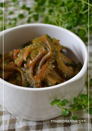 ゴーヤの佃煮~あっさり仕立て~-レシピのメイン写真