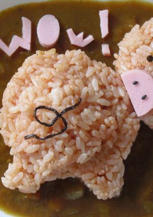 デコカレー☆Wow！な豚さん-レシピのメイン写真