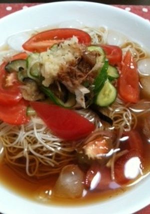 一人用 そうめんレシピ-レシピのメイン写真