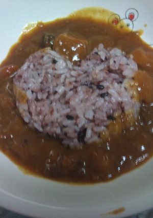 ♪子供が作る○黒米のカレー♪-レシピのメイン写真
