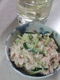 簡単!豆腐と魚肉ソーセージのおつまみ-レシピのメイン写真