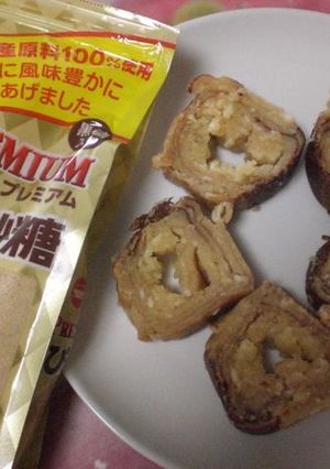 プレミアムきび砂糖の簡単バームクーヘン-レシピのメイン写真