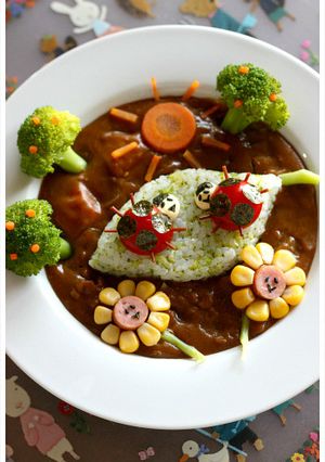 仲良してんとう虫カレー-レシピのメイン写真