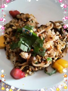 ♥しめじ&納豆☆チャーハン♥-レシピのメイン写真