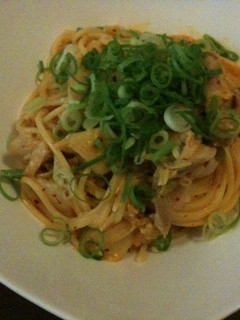 キムチクリームパスタ-レシピのメイン写真