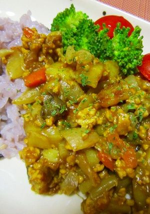 野菜たっぷりドライカレー-レシピのメイン写真