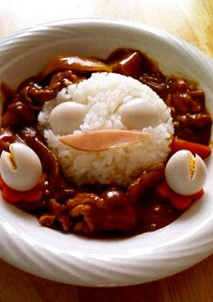 宇宙人？デコカレー-レシピのメイン写真