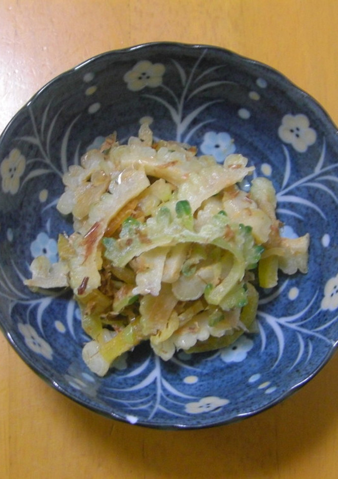 ゴーヤとたくあんのおかか合え-レシピのメイン写真