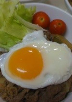 スタミナ牛ピー丼-レシピのメイン写真