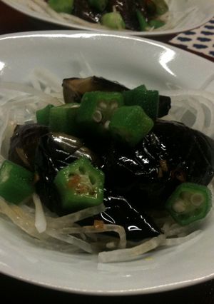 ナスとオクラで☆夏野菜のさっぱりサラダ-レシピのメイン写真
