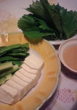 塩豆腐の大葉巻きサラダ-レシピのメイン写真