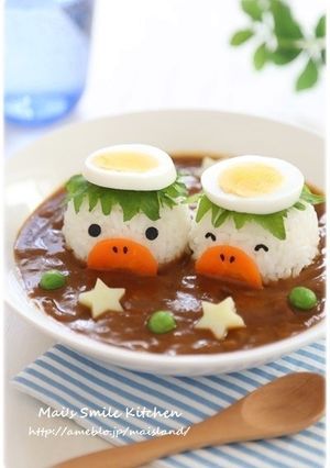 ひょっこり！カッパちゃんのデコカレー♪-レシピのメイン写真