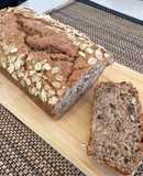 全粒粉で作る、しっとりバナナケーキ