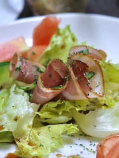 バルサミコ酢de生ハムのサラダ-レシピのメイン写真