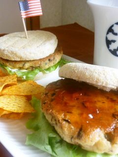 【ゴーヤ&ひじき】照焼き豆腐バーガー-レシピのメイン写真