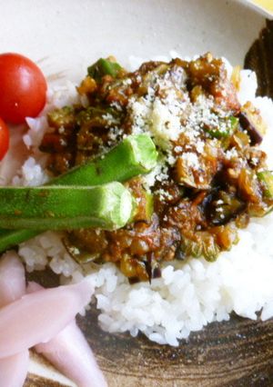 【ゴーヤ&ひじき】夏野菜ドライカレー-レシピのメイン写真